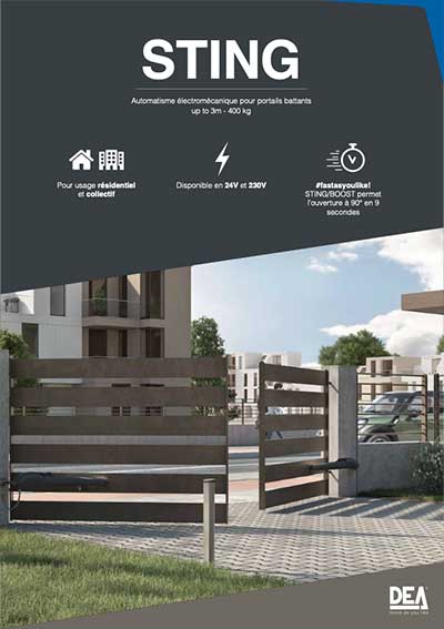catalogue automatisme sting