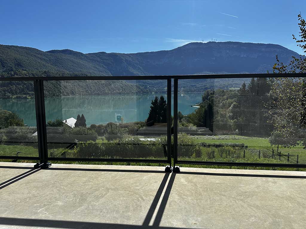 garde corps vitre aiguebelette lac